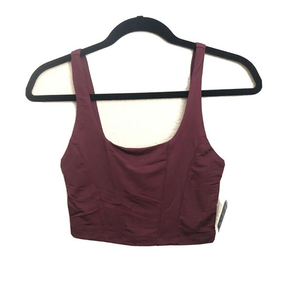 Free People NWT Be Cool Brami Crop Top Tank Acai - Picture 2 of 6